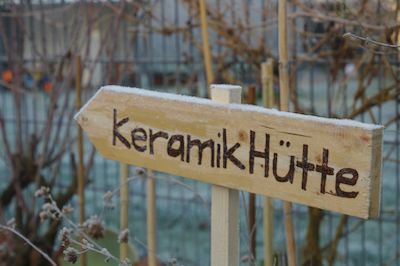 Schild KeramikHtte